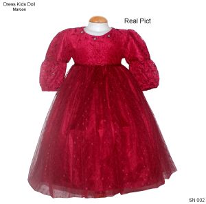 GSD - Gaun Pesta Brukat Tile Polkadot Mewah Anak Perempuan Usia 4 sampai 7 tahun / Baju Anak Cewek Terbaru 2023 gaun anak anak brokat gliter glosy mewah / Dress Kids Doll Ulang Tahun Anak  Tangan Balon