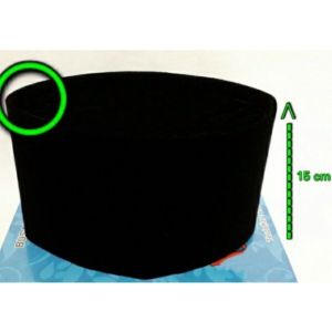 Peci dewasa songkok tinggi kopiah hitam tinggi 15 Cm 20 Cm 25 Cm 30 Cm harga langsung dari produsen Berkualitas