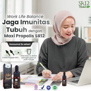 MAXI PROPOLIS SR12 10ml MENINGKATKAN KESEHATAN DAYA TAHAN TUBUH ANTI KANKER JANTUNG KANKER MAXIE PROPOLIS 100% NON ALKOHOL