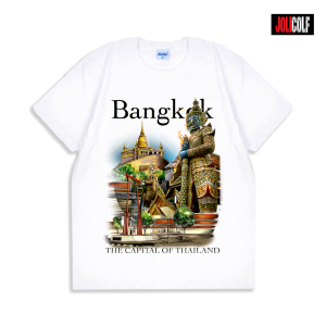 Joligolf เสื้อยืดลายไทย ลายวัดยักษ์ ลิขสิทธิ์แท้ ใส่สบายไม่ระคายผิว สกรีนชัดไม่หลุดไม่ลอก Souvenir ของฝากต่างชาติ No.768