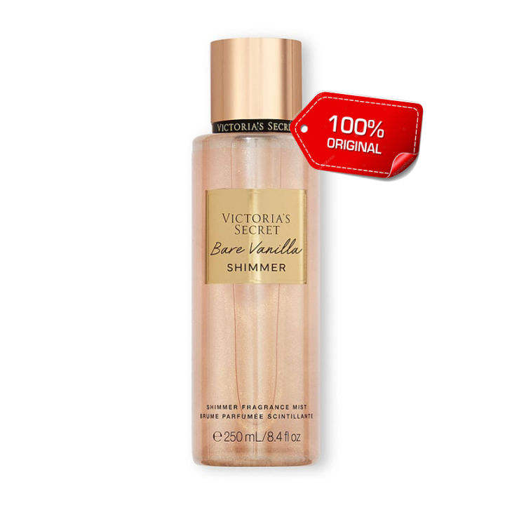 VS BARE VANILLA SHIMMER Fragrance Mist for Women 250mL Victoria Secret  Bare Vanilla shimmer Mist perfume for women