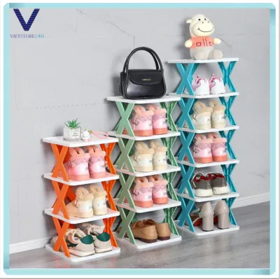 KỆ GIÀY 5 TẦNG CHỮ X CỰC ĐẸP