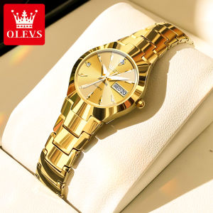 OLEVS Hot Sales watch for women Diamond Calendar Luminous Multifunction Dial Waterproof brand original import