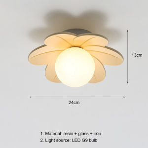 Aisle Nordic Ceiling Light Modern LED G9 Lamp Flower Model Indoor Light Home Decor For Living Room Bedroom Corridor Light Fixture