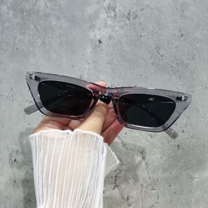 LadyLuxe - Kacamata Gaya Retro Vintage Sunglasses Fashion Kaca Mata Hitam Kekinian KC007