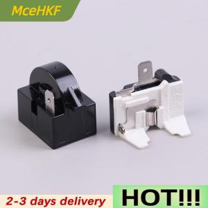 MceHKF 2PCS QP2-4.7 PTC Starter Relay 1 Pin Refrigerator Starter Relay And 6750C-0005P Refrigerator Overload Protector