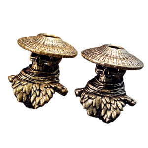 Hạt Cườm hình sọ Kiếm Sĩ để chế tạo phụ kiện mặt trang trí độc đáo và thiết bị đam mê Paracord Bộ sưu tập Kiếm Sĩ lỗ lớn