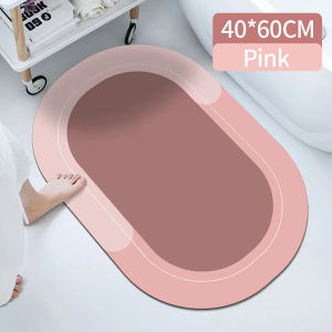 Bathroom Floor Mat Anti-Slip Kitchen Toilet Absorbent Mat PVC Suction Quick Dry Shower Safety Mat Bathtub Mat
