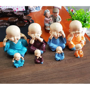 TKVT2 - Bộ tượng 4 chú tiểu tứ không.