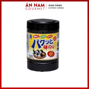 Rong biển sấy khô ăn liền Pakutto Nori 80 miếng