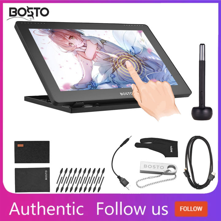 Touchscreen]BOSTO 16HDT Portable Inch H-IPS LCD Graphics