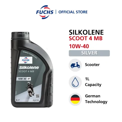 Silkolene Scoot 4 10W40 Scooter Engine Oil Semi Synthetic 1L for Scooters and Mopeds