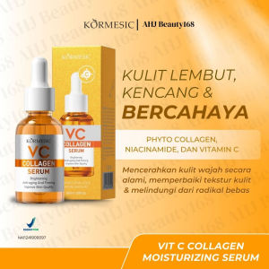 [BPOM] KORMESIC Vitamin C and Collagen Brightening Serum / Hyaluronic Acid and Collagen Moisturizing Serum 30ml