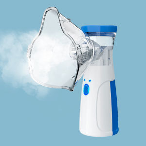 Einmilk Portable Nebuliser for Adults & Kids - USB/Battery MANUAL Operated with Adjustable Rate Noise Reduction & Mesh Technology