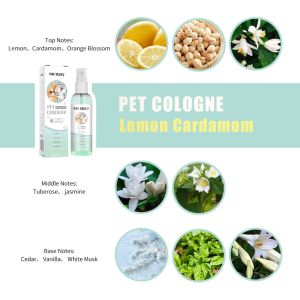 【SG】Pet Story Pet Cologne for Dogs & CatsMild Gentle Formula for All Pets4 Fresh Fragrance OptionsUltra-Fine Mist Spr
