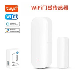 WiFi Smart Door Sensor Magnetic Contact Alarm for Home and Business Security