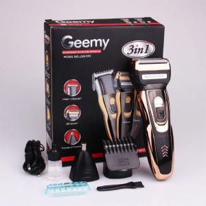 Professional Wireless 3 in 1 GM-595 Hairs Trimmer Mesin Rambut Cukur Potong Gunting Rechargeable Geemy