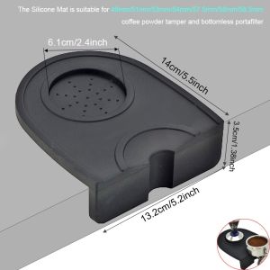 【Best-Selling】 Calibrated Tamper Pressure 51mm/53mm/58mm for Coffee and Espresso Silicone Mat Milk Cup