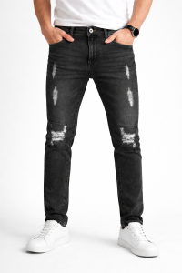 Denim jeans full pants  for Mens slim fit zip fly