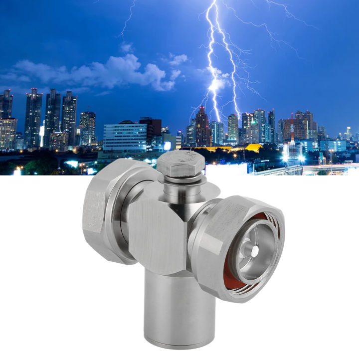 Lightning Surge Protector DC 3GHz Coaxial UHF Lightning Arrester for HAM Radio Gear Lazada