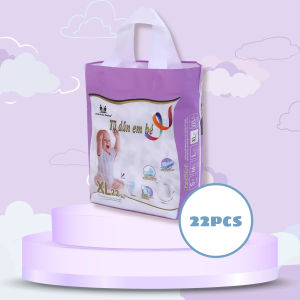 Bỉm tã dán bé sơ sinh Miracle Baby chất liệu Protein tơ tầm thấm hút mềm mại có 5 size S/M/L/XL/XXL