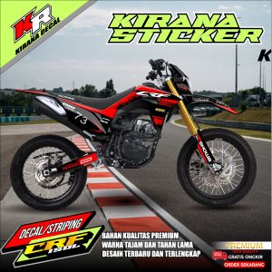 Decal Sticker CRF 150L Fullbody Custom Desain kode5