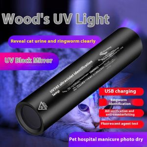 BEIERWA UV Blacklight Flashlight for Pet Fungus Detection Fluorescent Agent Checker