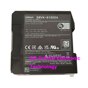 ใหม่และเป็นของแท้ Omron S8VK-S12024 พื้นที่ติดตั้งขนาดเล็ก แหล่งจ่ายไฟสลับประสิทธิภาพสูงและสูญเสียต่ำ 120W