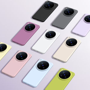 Shockproof Soft Liquid Silicone Case For VIVO X200 Ultra X300 X300S X200 Pro Mini Skin Fleece Protection Cover Retail Package