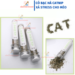 Catnip cỏ bạc hà cho mèo giảm tress ống 45ml