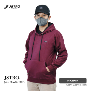 Jstro Hoodie Hold Merah Maroon