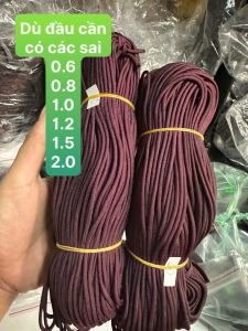 DÂY DÙ KHÔNG LÕI  ĐỘ TRỤC  SĂN HÀNG ĐỘ LƯỠI CÂU  ĐỌ KHÓA SỐ 8 MA NI  GIA CỐ TRỤC ĐẦU CẦN