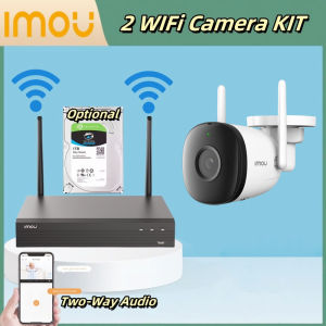 IMOU 2MP 4CH/8CH NVR Kits Wireless Security System Cameras H.265 Outdoor Waterproof WiFi IP Camera