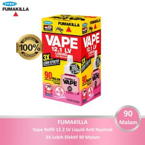 FUMAKILLA Isi ulang Cair Elektrik Liquid Refill 90 Malam | Obat nyamuk Liquid | Orange Sakura Fresh (Hijau)