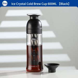 Bincoo thức uống pha lạnh Cà Phê Chai Với Lọc thức uống pha lạnh nồi nấu rượu Tritan Xách Tay Bình Thích Hợp Cho văn phòng nhà cửa du lịch ngoài trời 600Ml