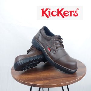 Sepatu Delta Boots Safety Zipper KicKers Army Resleting ujung besi kerja kantor proyek lapangan formal casual Outdoor Hiking Boot Savety But Sepeti Septi Buts Sevti Bot Septy sol karet Terbaru  anti slip