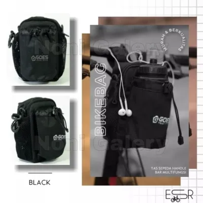 Tas sepeda - tas sepeda lipat depan - tas botol minum sepeda - tas multifungsi handlebar depan belakang (bisa jadi tas selempang dan tas pinggang)