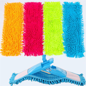 Microfiber Flat Mop Replacement Cloth Replacement Mop Head Self-Twisting Pad Mop Head Only