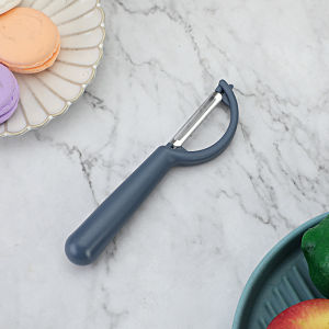 เครื่องปอกผักอเนกประสงค์แบบโค้งใช้ง่ายอุปกรณ์ทำครัวคมทนทานสำหรับการหั่น