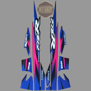 Striping Stiker Polet lis body motor fizr fiz r f1 zr sporty dual tone limited edition 1999 hitam biru pink variasi berkualitas termurah