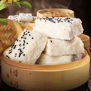 Rice Cake Thousand People Cake Healthy Traditional Casual Handmade Sesame Osmanthus Steamed Cake