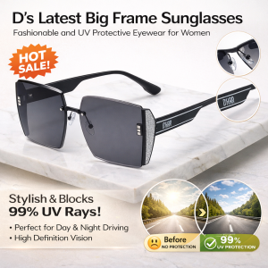 Sunglasses Frameless Cutting Edge Sunscreen Goggle Temperament Face Contouring Popularity