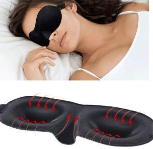 3D Comfortable Blackout Sleep Goggles Male Female Students Blindfold