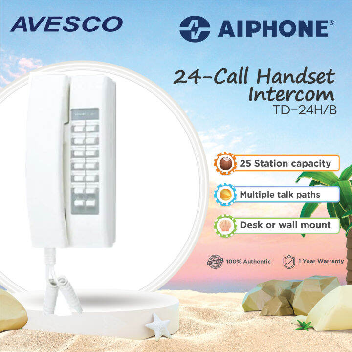 Call Handset Intercom Td H B Aiphone Avesco Lazada Ph