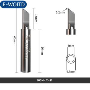 E-WOITD Mẹo Hàn 900m thay thế đầu hàn sắt cho trạm hàn 936 phụ kiện hàn đầu hàn bền
