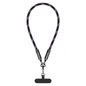 240W Cáp sạc nhanh 2 Trong 1 Phổ dây buộc điện thoại di động Loại C Cáp Cổ điện thoại đeo tay Dây Đeo Sạc Cáp