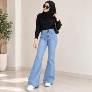 Women’s High Waist Stretch Bootcut Jeans – Denim Muse