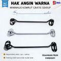 hak angin proyek 6 mm x 19 cm kunci jendela kait jendela cantolan jendela cengkal penyangga penahan Hak angin jendela cantolan 8 inchi / 20 cm window hook HARGA PER BIJI Hak angin jendela stainless / lamskar / pengait / cantolan / penahan. 