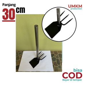 CANGKUL MINI & GARUK 2 IN 1 GAGANG PIPA/DUA VARIAN UKURAN 30 CM 50 CM/CANGKUL GARUK MULTIFUNGSI DAN SERBAGUNA