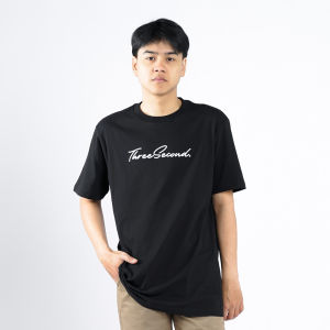 3Second Kaos Pria Lengan Pendek Regular Fit Katun Cursive OL-C260525